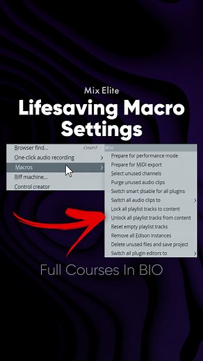 ELITE BEATMAKER | formerly FL Studio Daily on Instagram: "Check out these 3 lifesaving macro settings every FL Studio user needs. Clean up projects, save CPU, and fix timing issues fast. Perfect for anyone looking to streamline their music production process!⁠ ⁠ Comment „wiki“ and we send you the link to over 1000 short tips like this!⁠ ⁠ #FLStudioTips #MusicProduction #FLStudio #ProducerLife #BeatMaker #HomeStudio #MusicProducer #FLStudioTutorial #AudioTips #MusicCreation"