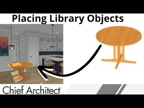 Using the Library Browser to Find and Place Objects