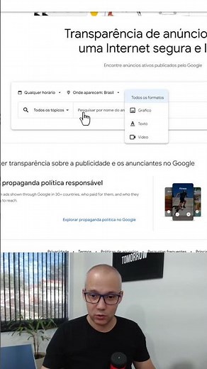 Como acessar a biblioteca de anúncios do Google ADS e ver os anúncios dos seus concorrentes 🙂