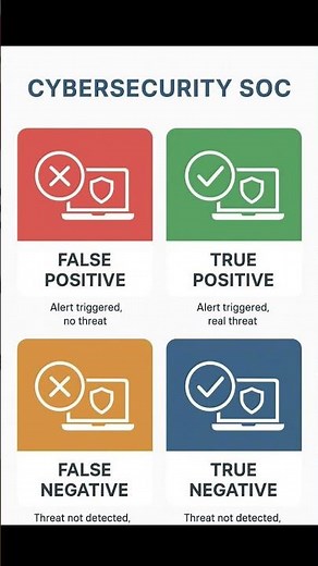 Cybersecurity SOC Alerts Explained | False Positive vs False Negative
