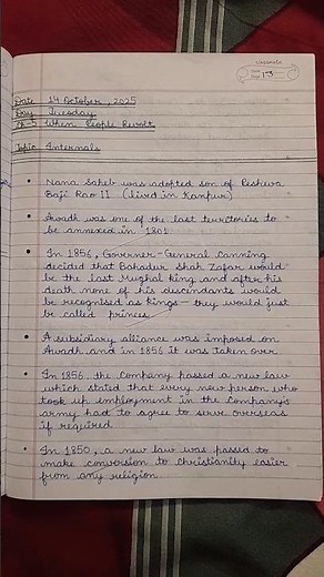 class 8 history chapter 5 when people Revolt all internals #classnotes #chapterwise #class #practice