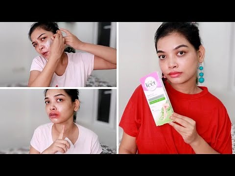Waxing My Face With VEET Instant Wax Strips For The First Time /Got Skin Burns / Gone Horribly Wrong