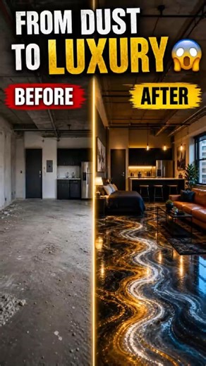 Tiny Apartment Turned Into Dream Office! 🏠💼 Floor Flip