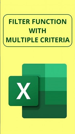 Filter Function With Multiple Criteria 🤯 #excel #dataanlysis #microsoftoffice #exceltips