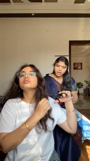 Amma saved my hair😭ela😒