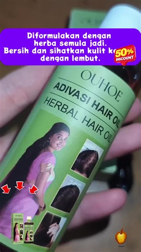 Minyak Rambut Herba: Melebat dan Melembutkan Rambut