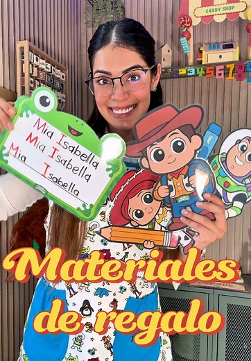 Prepare materiales con el ScanNcut de @BrotherMXOfficial = Lily Pads para practicar el nombre ✏️ y un material de Toy Story para los días de la semana 🤠🚀 💛 ¡Y el material es GRATIS! Descárgalo desde mi página. #ScanNCut #RegresoAClases #maestramieldemaple #preescolar #maestro