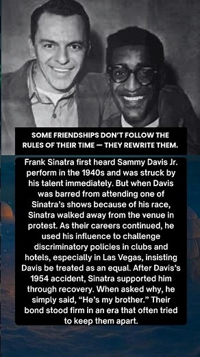 Frank Sinatra & Sammy Davis Jr. — A Brotherhood That Defied Barriers