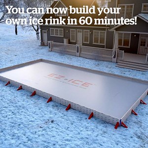 3.3M views · 29K shares | Now you can have an ice rink in your own backyard ⛸ Credit: EZ ICE, Inc. | VT | Facebook