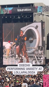 @doechii performed her latest hit, ‘Anxiety’ at @lollapalooza ! She also announced at Lolla that she’s going on her first tour: “Live From the Swamp” | Mojo In The Morning