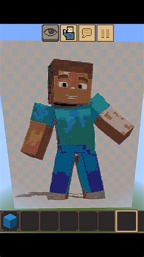 🎨crafting a minecraft character steve☠️ pixel art🤯 #minecraft #gaming #pixelart #viral #gamingart