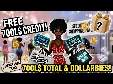 Free 500L$ Store Credit, 200L$ Gift Credit And More | Second Life Shopping Haul