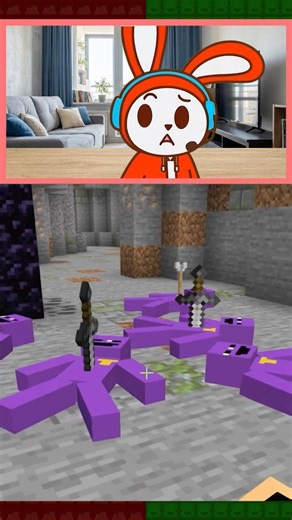 DARK JJ GIRL saved JJ at the LAST SECOND 😱 - Minecraft Animation #shorts