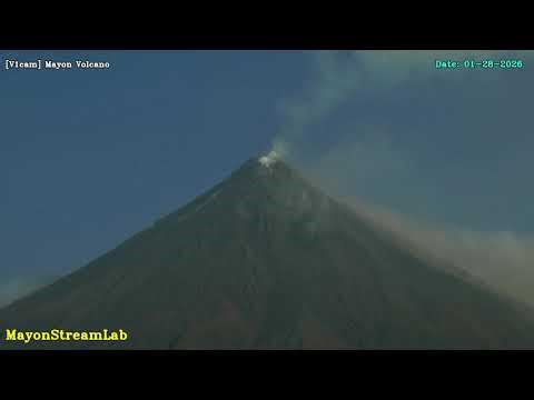 24 Hours in 48 Seconds: Mayon Volcano (Photo-Stitched Time-lapse) | January 28, 2026