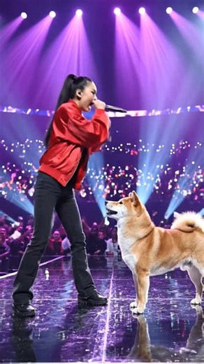 “Me and my dog are in a face-off rap battle on stage.” #zboys #japhy #sadboyz #yrntakeoff #taiaysha