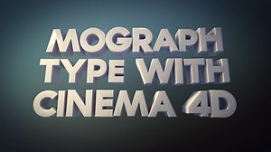 Mograph Text Using Cineware and Cinema 4D Lite