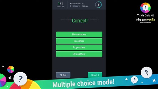 Unity开发 – Trivia Quiz Kit