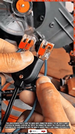 Connector Tool: Quick Wire Connector Strong Neat Plug Innovation #tool #tools #innovation
