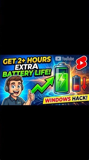 Get 2+ Hours Extra Battery Life on Windows! 🔋