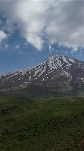 Explore Iran's crown jewel: Mount Damavand aerial spectacle