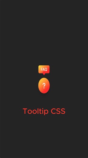 Animated CSS Tooltip ✨