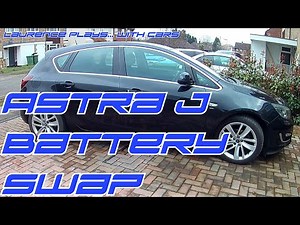 How to replace the battery of the Opel Astra J series