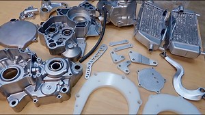 KX125 Build PT. 6 | Conversion Kit + Vapor Blasted Parts back!