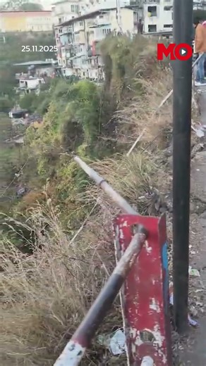 Car Falls Into Deep Gorge In Mussoorie, CCTV Footage Shows The Crash | Mo of Everything