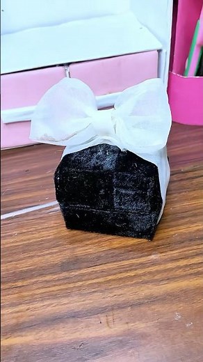 DIY Ring 💍 Box | Handmade Ring Box 🎀 | Cute & Easy Gift Packaging 🎁 #viral #trending #art