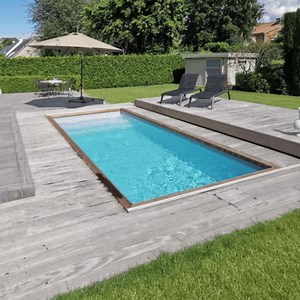 [Hot Item] Outdoor Automatic Sliding Deck Cover Swimming Pools Cover Roller Sliding Pool Cover