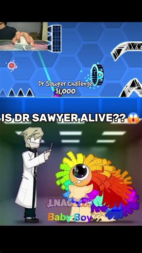 IS DR SAWYER ALIVE?? #poppyplaytime #geometrydash