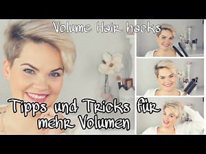 Thin Hair - Volume für Short Hair Styles