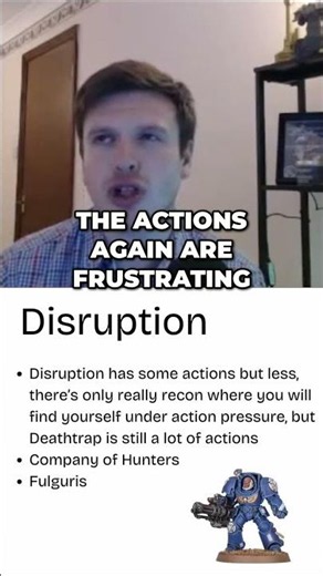 Disruption Disposition for Dark Angels in 11th Edition