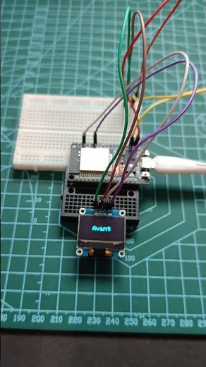 OLED Screen With ESP-32 #esp32project #esp32 #arduinoproject #arduino