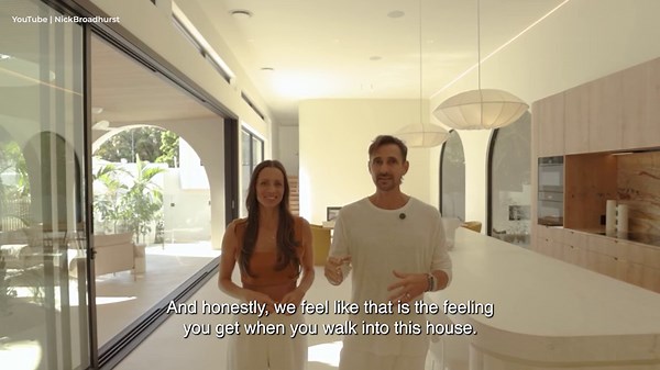 Nick Broadhurst and wife Melissa Ambrosini introduce their healing home