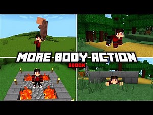 More Body Action - Addon (Minecraft Showcase)