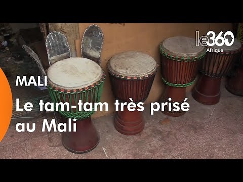 Mali: le tam-tam, un instrument de musique venu des temps anciens