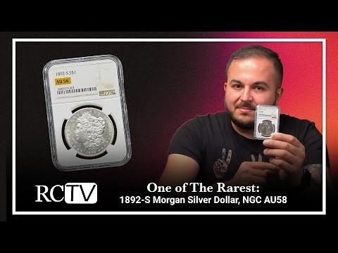 One of the Rarest: 1892-S Morgan Silver Dollar, NGC AU58