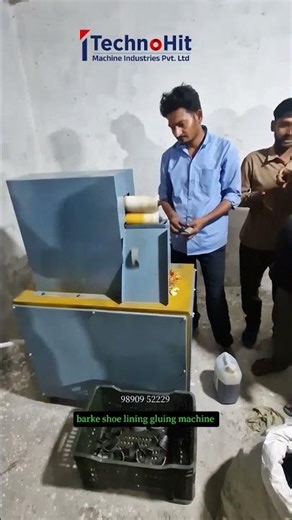 Brake Shoe Lining Par Glue Lagane Wali Machine | TechnoHit Machines #brakeshoe 98909 52229