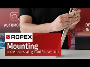 Mounting of the heat-sealing band & cover strip | ROPEX