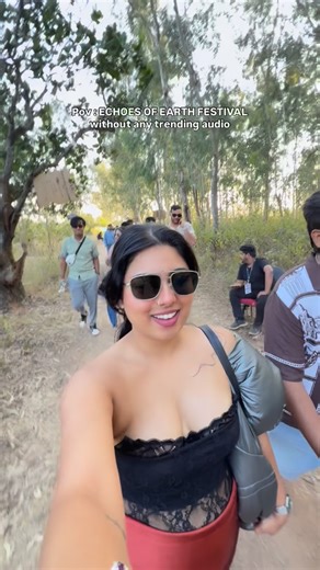 ஐஷ் 🩵 on Instagram: "Every stage got its own vibe and rhythm ✨ #echoesofearth#bangalore#techo#eco#musicfestival#ayshayrav#fyp#chennai"