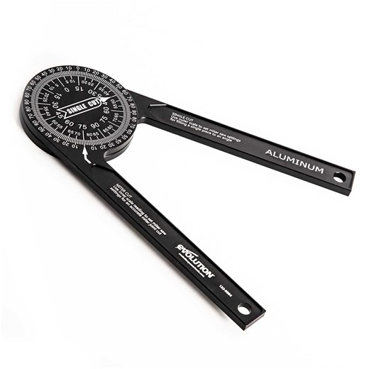 360 Degree Aluminium Mitre Saw Protractor from Evolution