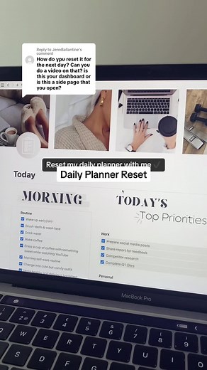 Resetting Your Daily Planner in Notion Made Easy