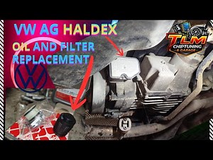VW AG Haldex gen 4 How to oil and filter replacement...