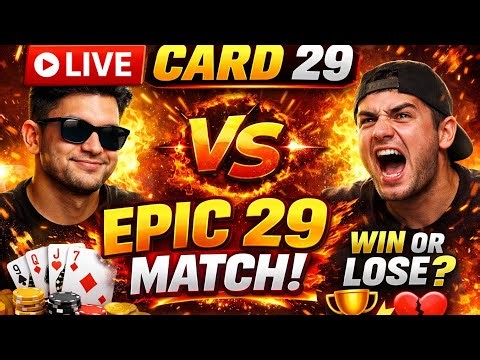 🎮 Card 29 Live | Winning Streak Challenge 💪😈 29 Pro Gameplay | Live Now
