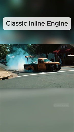 1940s Dodge Pickup Burnout & Leaving – Vintage American Power 🇺🇸🔥🚛