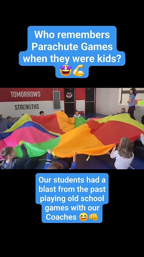 Do you remember Parachute Games from when you were a kid?👀 Our students had a BLAST playing games with our NEW Parachute!! #fun #oldschoolgamesarethebest #parachute #afterschoolprogram | Northumberland's BEST After-School & Summer Camp