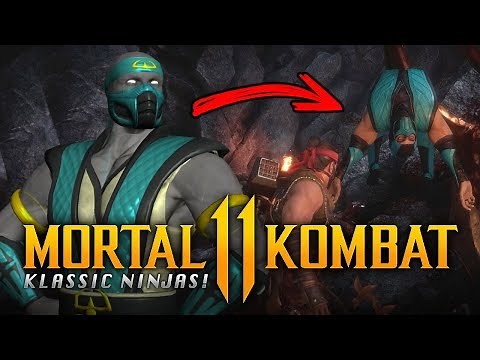 MORTAL KOMBAT 11 - Secret Krypt Klassic Ninjas! (Tremor, Rain, Chameleon, Khrome, Noob & Smoke)
