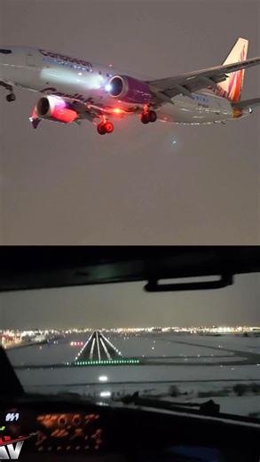 Plane_beaveryyz ✈️ 📸 🇿🇲 🇨🇦 on Instagram: "🇹🇹 The calm before the storm… @av8.6.8 @jaburkett Caribbean Airlines BWA602 POS–YYZ 🇨🇦 | Boeing 737 MAX 8 gliding onto runway 05 in the early morning hush — just in time before the GTA winter storm rolled in and flipped the script. ❄️🛬 #CaribbeanAirlines #Boeing737MAX8 #iflycaribbean #caribbean #Winter"