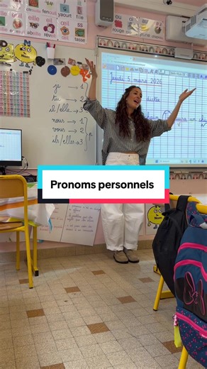 Les pronoms personnels en musique pour CE1